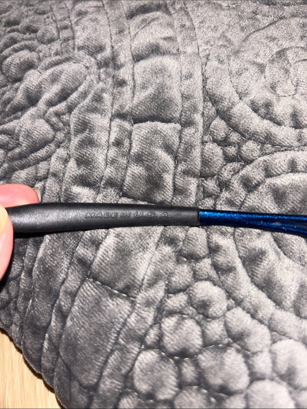 🤎Oakley Sunglasses MINUTE Metallic Blue Black Iridium Discontinued b338 - Picture 5 of 6